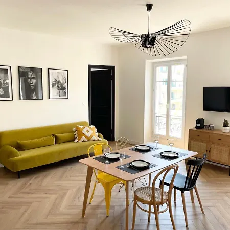 French Riviera Apt - Cosy & Design - 250m Promenade Des Anglais Apartment Nice